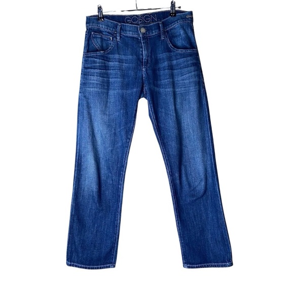 Goldsign Denim - Goldsign His Jeans Women’s Size 28 Relaxed Fit  Distressed / Vintage Look